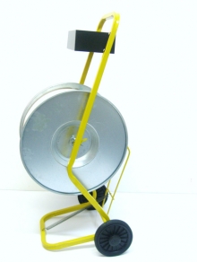 Strapping cart for PP/PET tapes